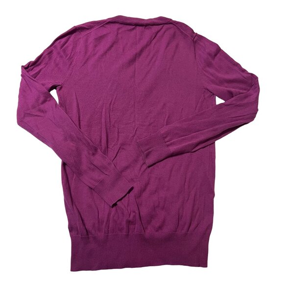 J.Crew Pullover V-Neck Cotton Thin Knit Sweater Women's Size Small Excellent ver - Picture 2 of 6